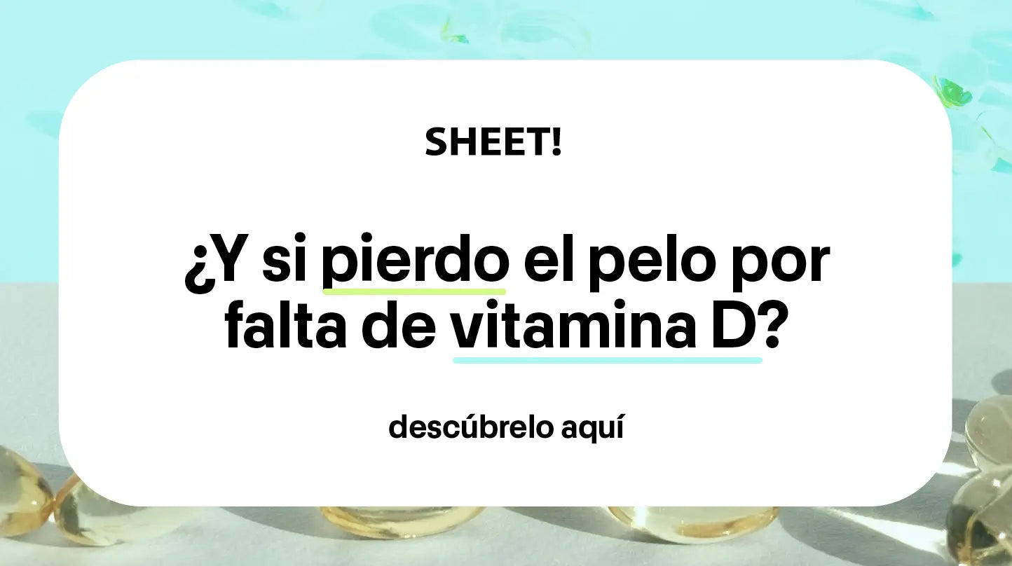 Pérdida de cabello: ¿Y si es por falta de vitamina D? 🌞🌱